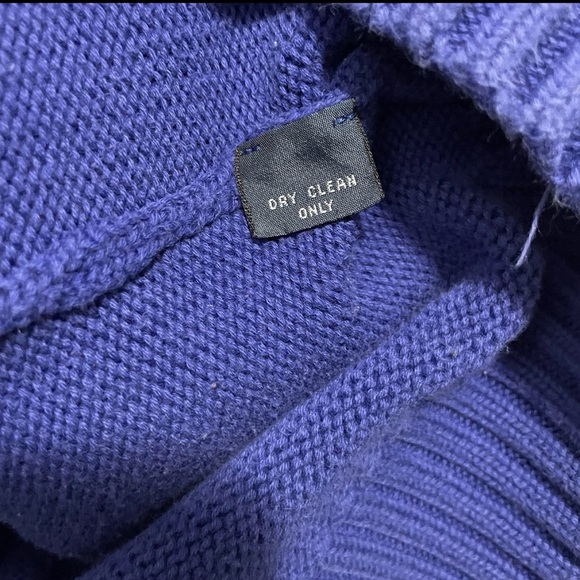 Polo Ralph Lauren Men XL Royal Blue Cotton Knit Sweater Red Pony - Picture 5 of 8